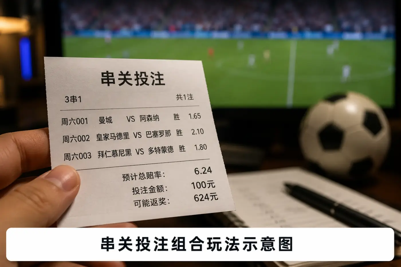 串关投注组合玩法示意图