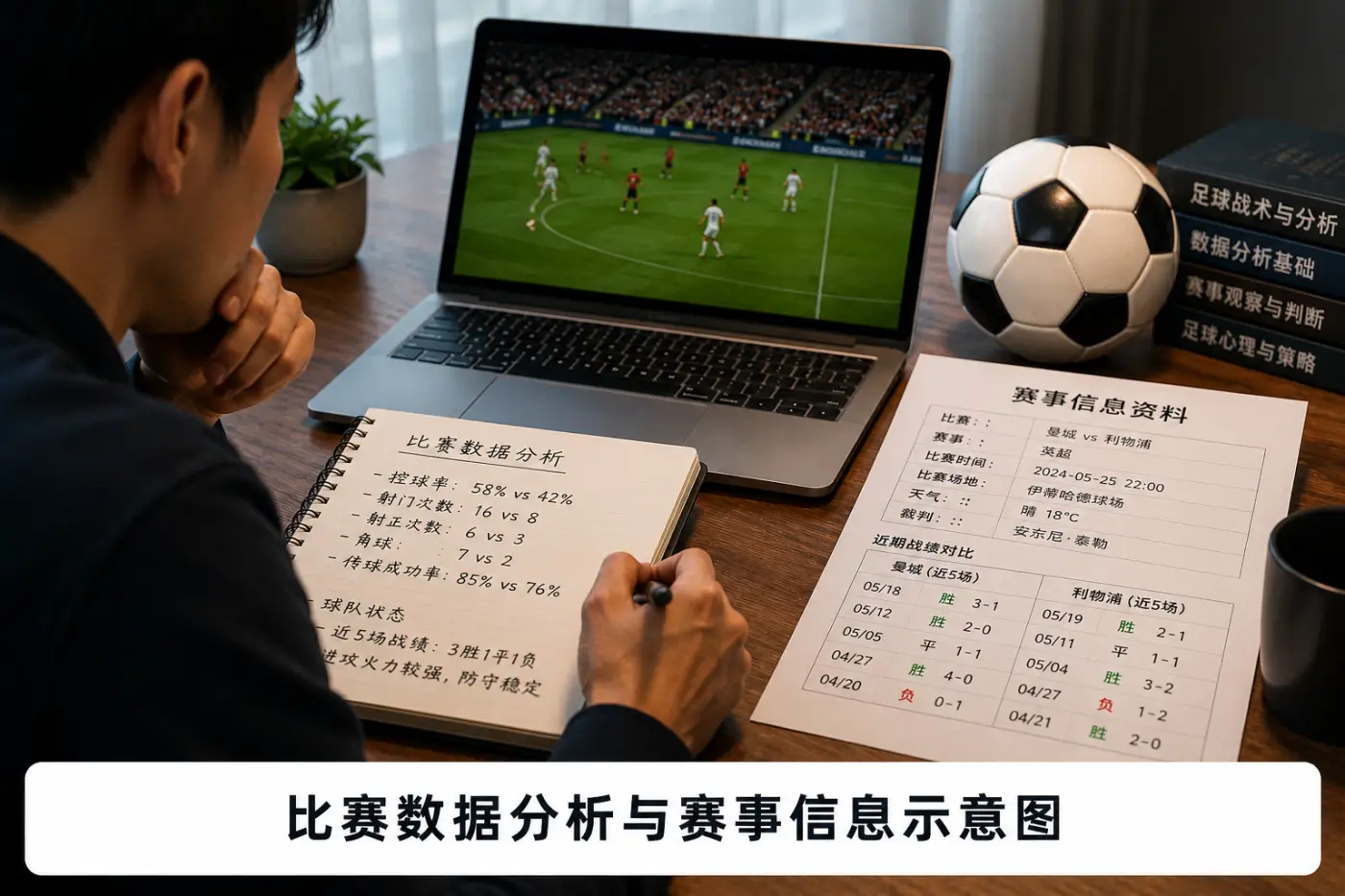 比赛数据分析与赛事信息示意图