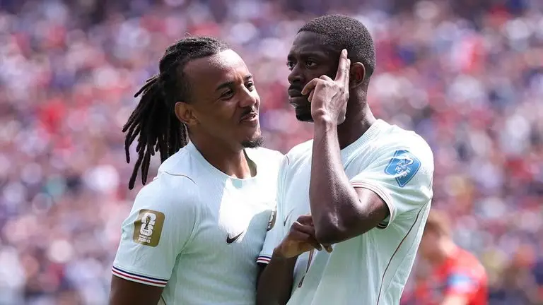 2026年世界杯：挪威1-4法国 - 登贝莱上半场上演帽子戏法，法国队领跑I组