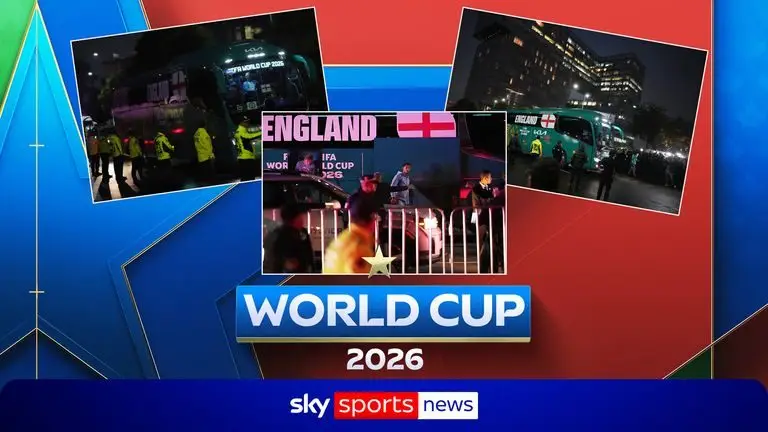 2026年世界杯:英格兰与墨西哥的16强对决将于周一凌晨1点开球
